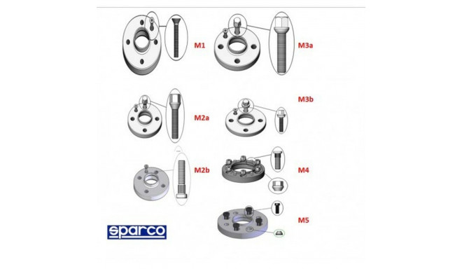 Eralduskomplekt Sparco S051STB04