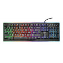 Trust GXT 860 Thura keyboard USB QWERTZ Czech, Slovakian Black