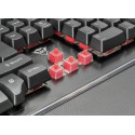 Trust GXT 860 Thura keyboard USB QWERTZ Czech, Slovakian Black
