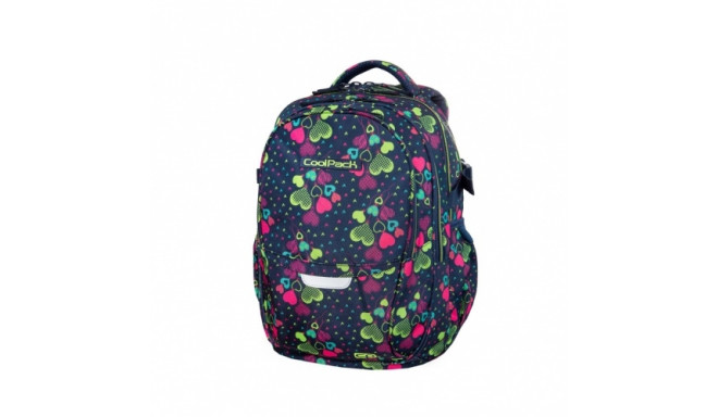 Backpack CoolPack Factor Lime Hearts