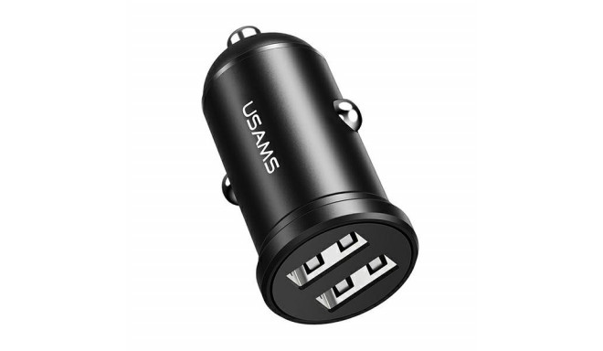 Car Charger 2xUSB 2,4A Black