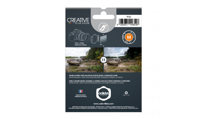 Cokin Filter P121 Neutral Grey G2 (ND)8 (0.9)