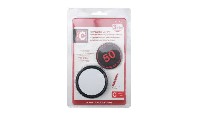 Caruba Writable Rear Lens Cap Canon