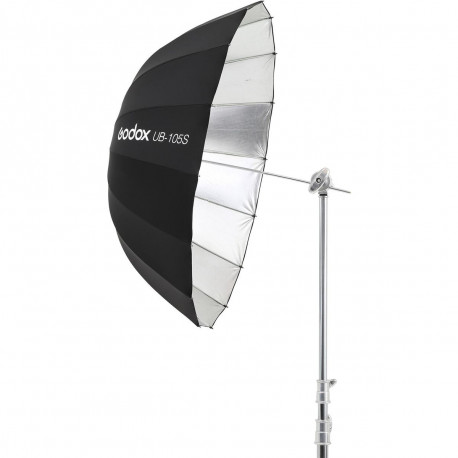 Godox vihmavari 105cm, must/hõbedane