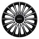 Hubcap Sparco Torino CS5 Black Silver 15" (4 uds)