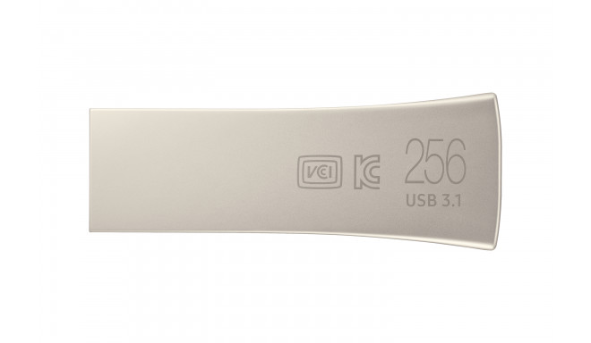 Samsung mälupulk 256GB BAR Plus USB 3.1, champagne silver