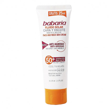 Päivituskreem näole SOLAR ADN SENSITIVE Babaria Spf 50 (75 ml) (Unisex) (75 ml)