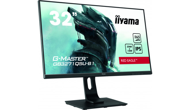 iiyama G-Master GB3271QSU-B1 - 31,5'' | IPS | QHD | 1ms | 165Hz