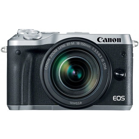 Canon EOS M6 + EF-M 18-150mm IS STM, sudrabots