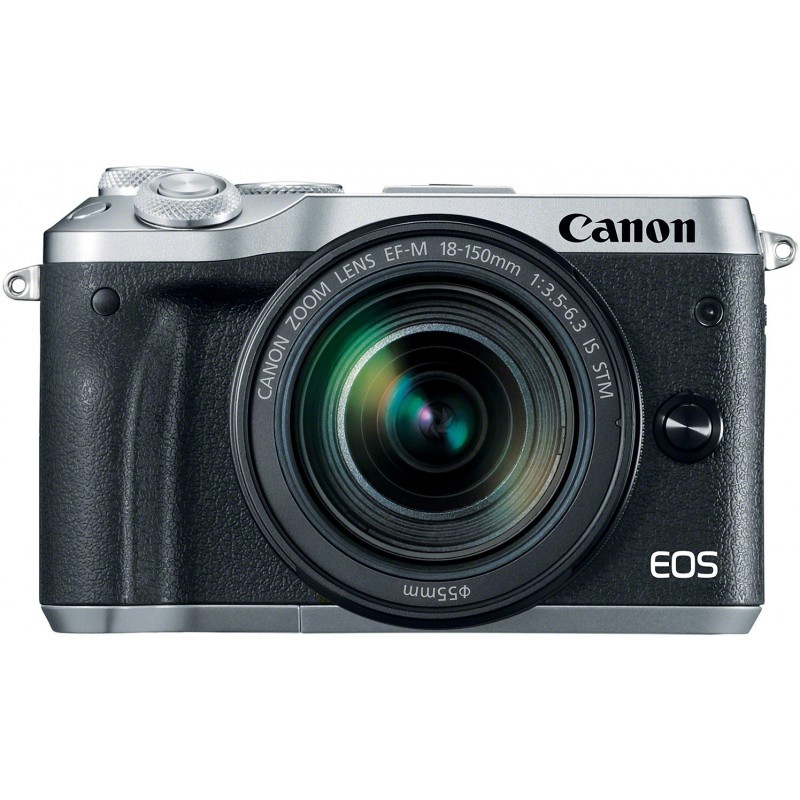Canon EOS M6 + EF-M 18-150mm IS STM, hõbedane