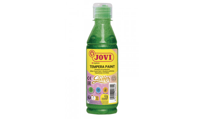 Guaššvärv JOVI Glitter, roheline, 250ml