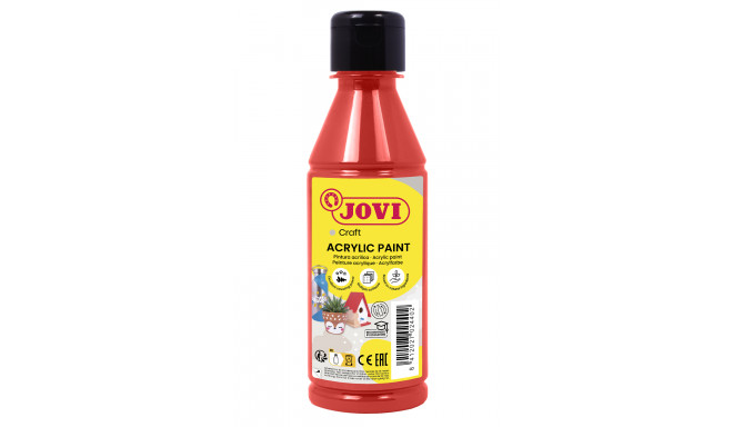 Akrüülvärv JOVI, 250ml, punane