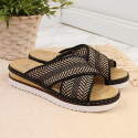 Rieker W R459 wedge slippers black (36)