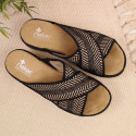 Rieker W R459 wedge slippers black (36)