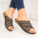 Rieker W R459 wedge slippers black (36)