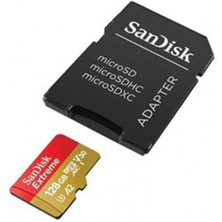 Sandisk mälukaart microSDXC 128GB Extreme + adapter