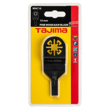 Multitool saw blade for wood, plastic and soft metal, flush cut 10mm