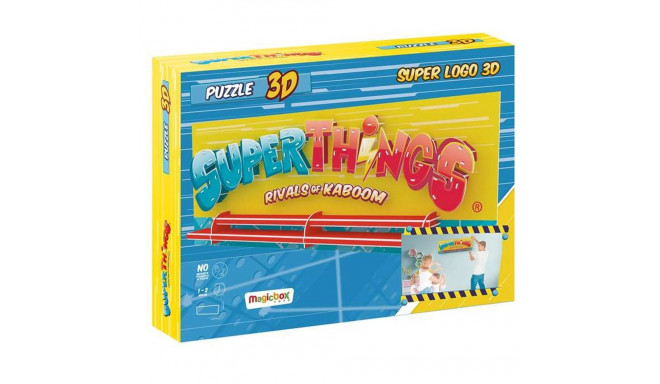 3D-паззл SuperThings 3D Superlogo 80 x 31 x 7,6 cm (80 x 31 x 7 cm)
