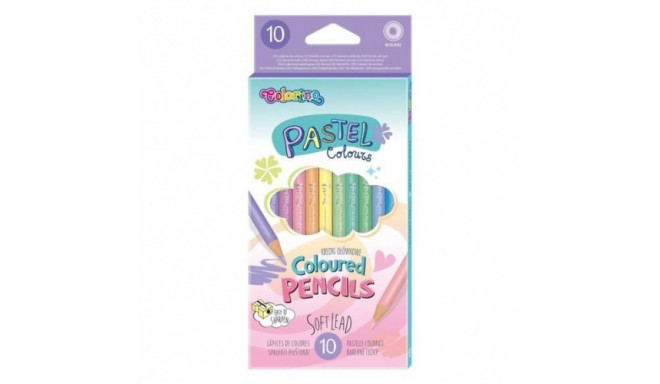 Colorino Pastel Coloured pencils 10 colours