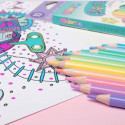 Colorino Pastel Coloured pencils 10 colours