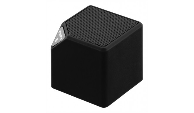 Speaker STREETZ, 3W, Bluetooth, FM radio, microSD,  camera shutters, black / CM686