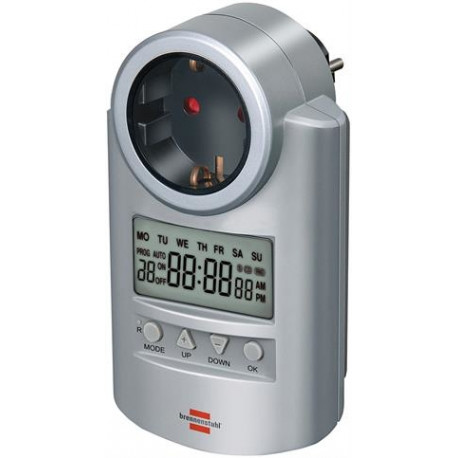 Brennenstuhl plug with timer 12/24h display 20 programs 240V/16A/3680W GT-465 (1507500)
