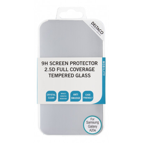 DELTACO screen protector, Galaxy A20e, 2.5D full coverage glass / SCRN-A20E