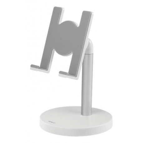 DELTACO Desktop Stand for Smartphone; Tablet, Fits "4.3" to 8 " white ARM-275