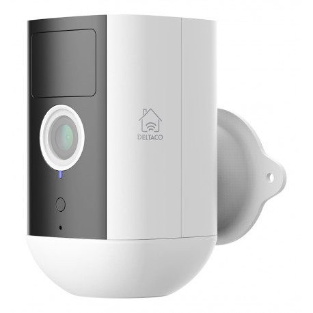 DELTACO SMART HOME Battery powered WiFi camera for outdoor use IP54, 2MP, white SH-IPC09
