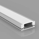 Surface-mounted / built-in anodized aluminum 