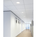 LED Built-in Panel.10W + 7W 1700lm 3200K Roun
