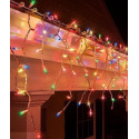 LED Рождественская гирлянда, сосульки для ули