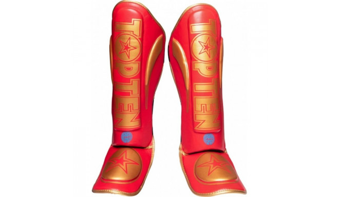Masters shin guards NS-TT-STAR (WAKO APPROVED) 11192-02M (czerwony+S)