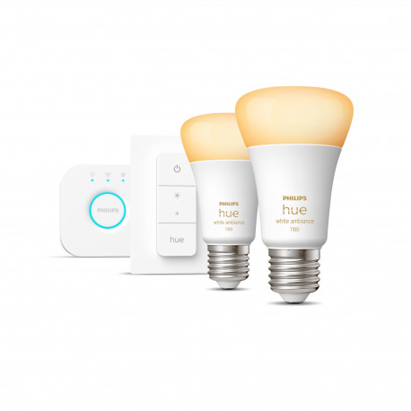 Philips Hue mostek + 2x E27 8W WA + switch