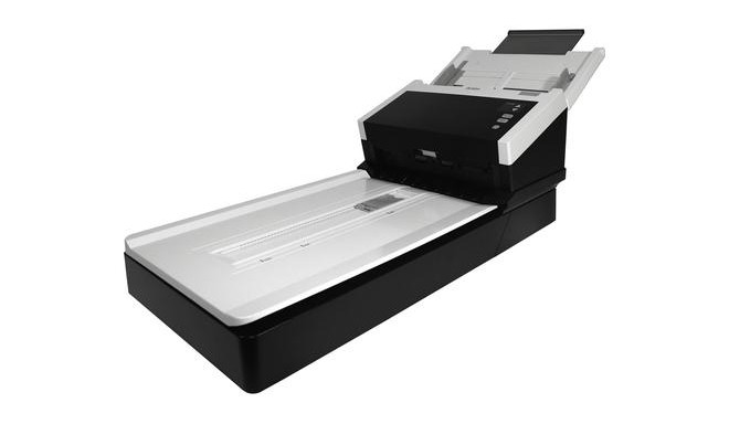 Avision DL-1409B scanner Flatbed & ADF scanner A4 Black, White
