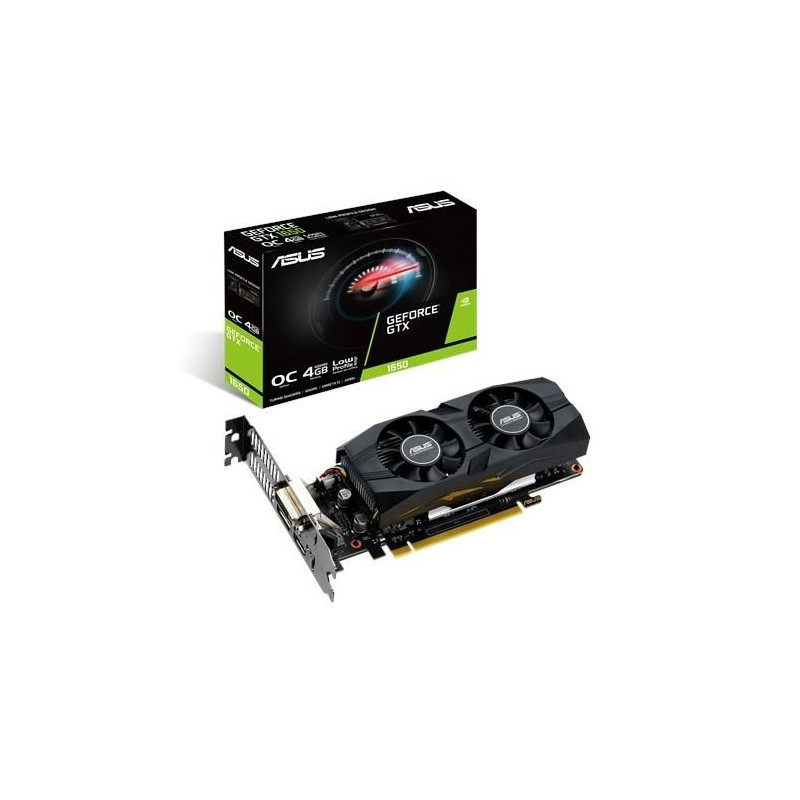 Asus graphics card GTX1650-O4G-LP-BRK NVIDIA GeForce GTX 1650 4GB GDDR5 -  VGA cards - Photopoint