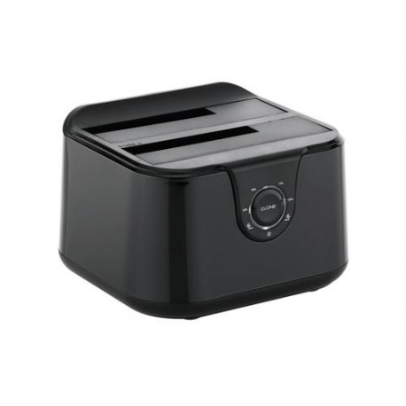 Conceptronic DDE02B storage drive docking station USB 3.2 Gen 1 (3.1 Gen 1) Type-B Black