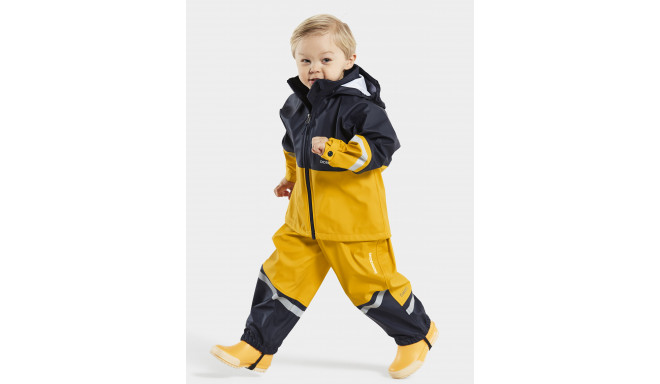 Vihmakomplekt Didriksons Waterman Kids Set kollane
