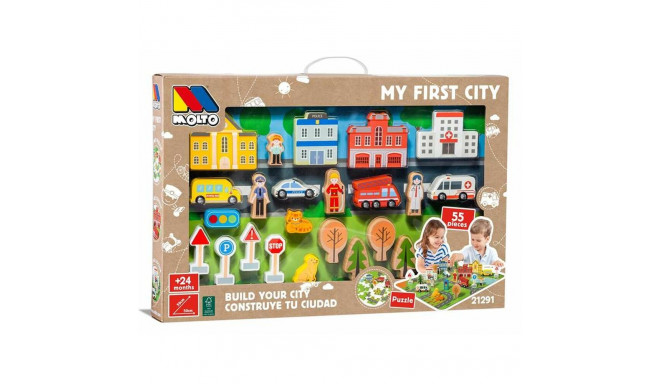 Деревянная игра Moltó My Firts City