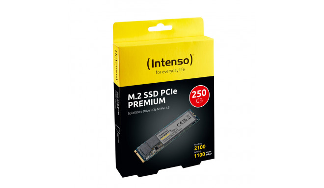 Cietais Disks INTENSO Premium M.2 PCIe 256GB SSD