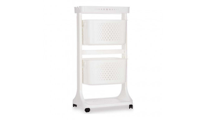 Vegetable trolley White polypropylene (33 x 81 x 44 cm)