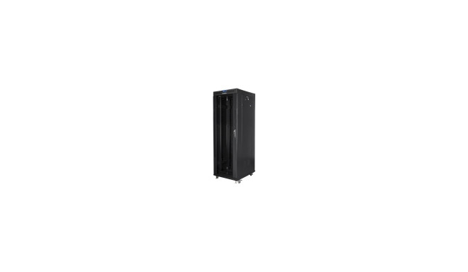 LANBERG vabalt seisev rack 19-tolline kapp 37U 800x1000 klaasuks LCD tasapinnaline pakk must