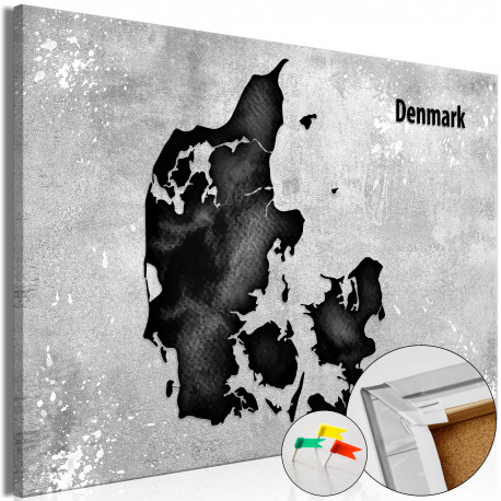 Pilt korgil - Scandinavian Beauty [Cork Map] - 60x40