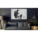 Pilt korgil - Stone Denmark [Cork Map] - 60x40