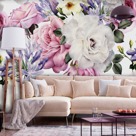 Fototapeet - Sentimental Garden (Colourful) - 150x105