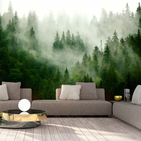 Fototapeet - Mountain Forest (Green) - 150x105