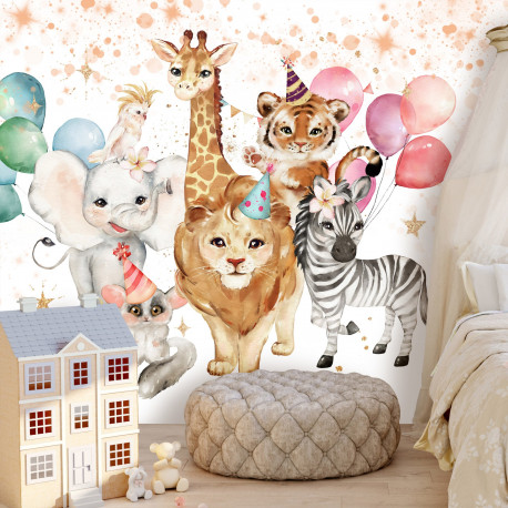 Fototapeet - Happy Crowd - 250x175