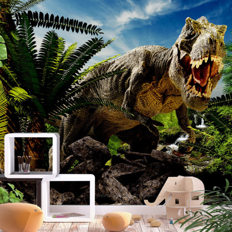 Fototapeet - Angry Tyrannosaur - 350x245