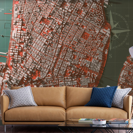 Fototapeet - Let's Meet In Manhattan - 100x70