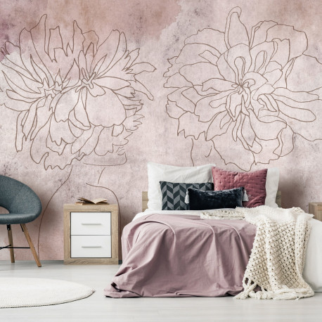 Fototapeet - Floristic Fresco - 450x315